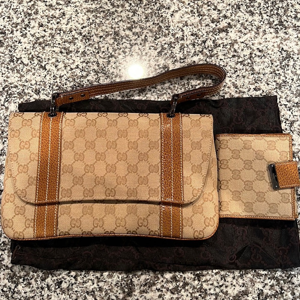 Gucci handbag and wallet